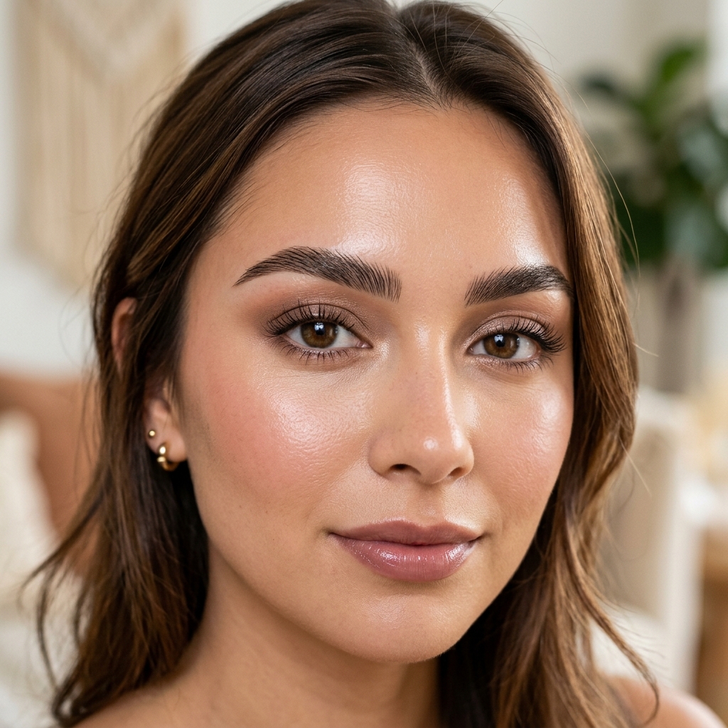 Close up of perfect brows