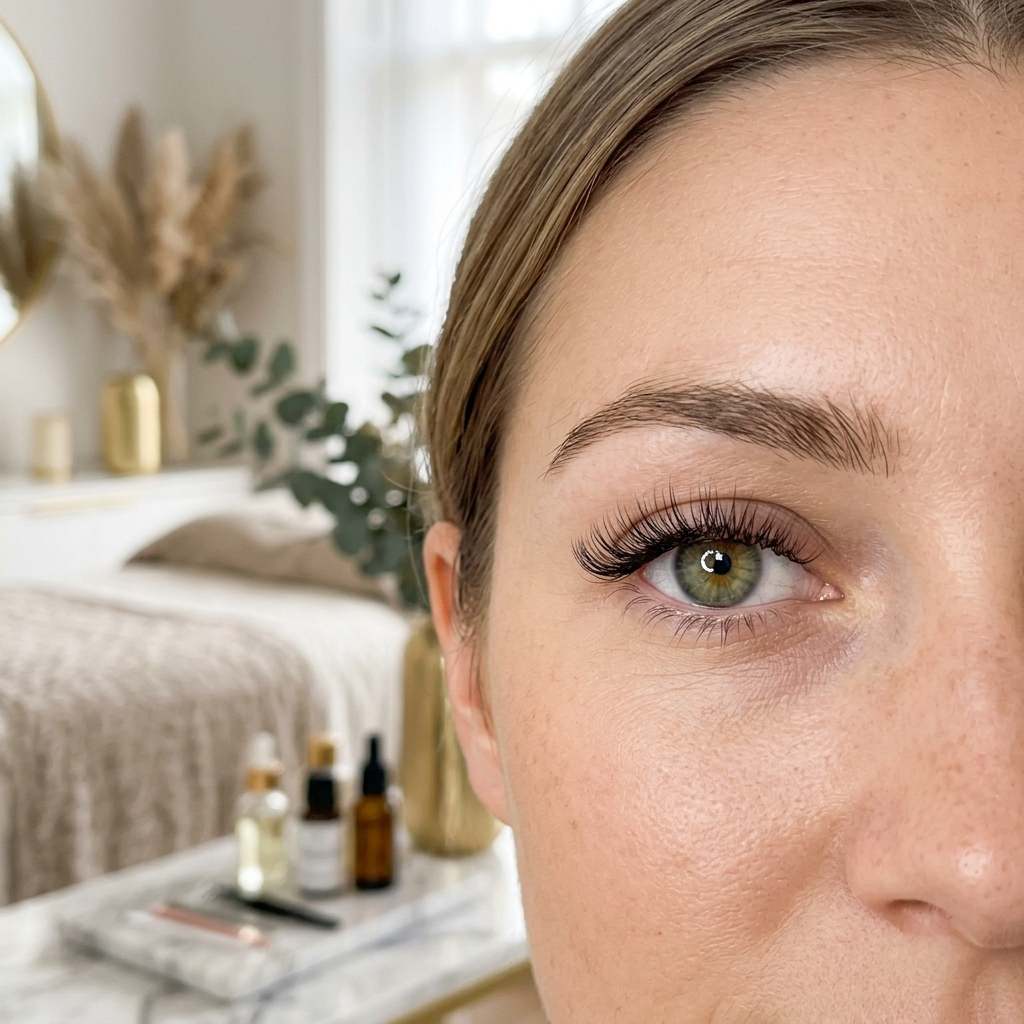 Natural eyelash extensions